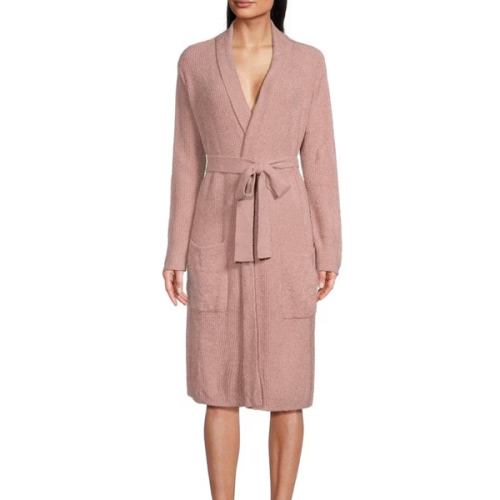 Barefoot Dreams CozyChic Lite® Ribbed Robe. Teaberry