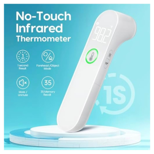Thermometer for Adults and Kids, Fast Accurate Baby Thermometer, Fever Alarm & Mute Mode, Baby Essentials - Lifetime Support