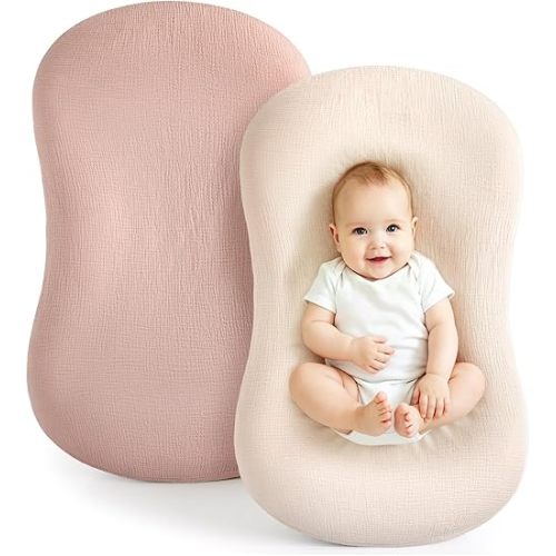 Termichy Muslin Baby Lounger Covers: 32x20