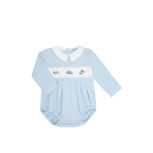 Nellapima Mini Voyages Embroidery Bubble Long Sleeve | Nordstrom