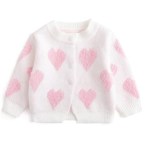 Simplee kids Baby Sweater Animal Leopard Printed Baby Cardigan for Autumn Fall