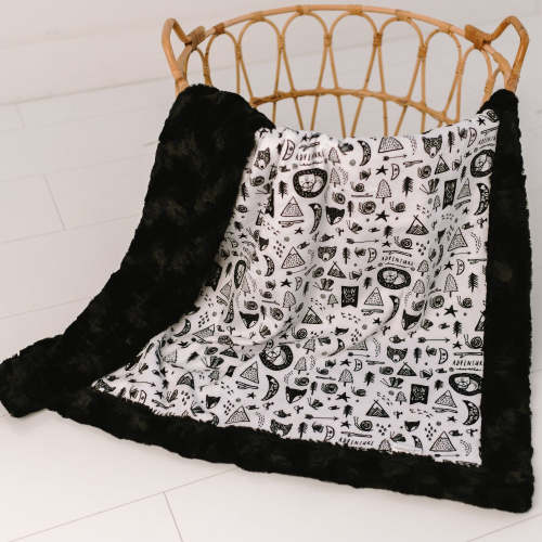 Adventure Awaits by Wee Gallery Minky Blanket