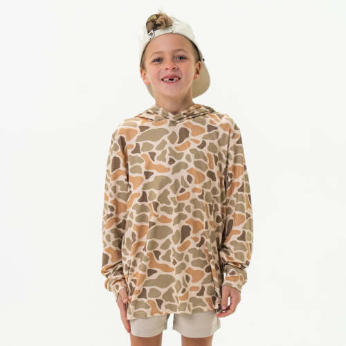 Youth Performance Hoodie - Venado Camo – BURLEBO