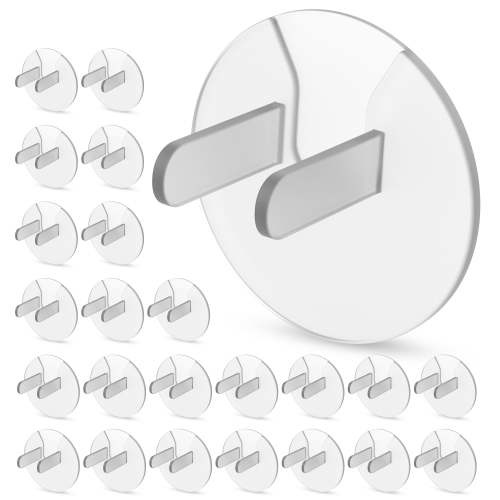 Baby Buddy Safety Kids Electrical Socket Covers, Child Proof Plug Protector, Clear