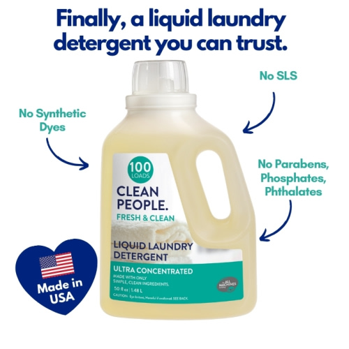 Liquid Laundry Detergent - Clean People