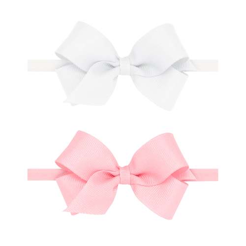 Mini Grosgrain Two Pack Headband Bows