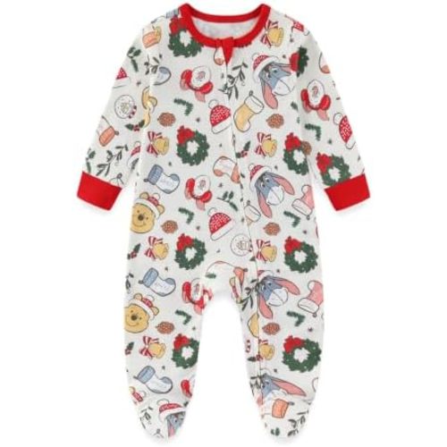 Disney Winnie the Pooh Baby Boys Footies Coverall Romper for Infants