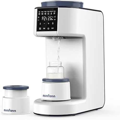 Formula Maker Pro, 2-Minute Quick Mix Baby Formula Dispenser, One-Touch Automatic Milk Maker, 3 Formula Temps + 4 Hot Water Choice, 2L Tank & Sealed Powder Container for Clump-Free Formula