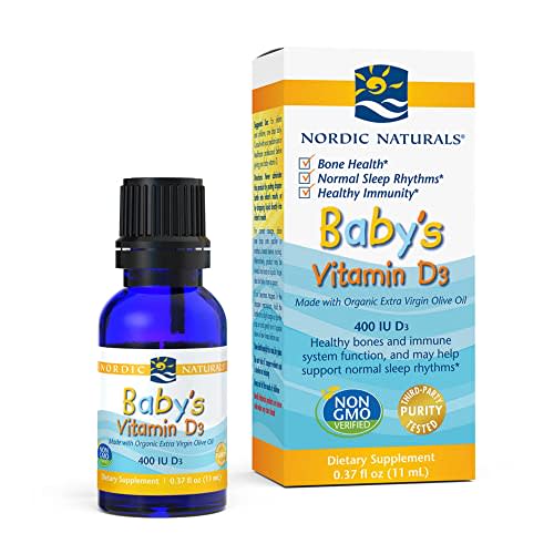 Nordic Naturals, Babys Vitamin D3, 0.37 Fl Oz