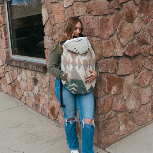 Infant Carrier Cover | Handmade Pendleton Wool Baby Cover – Moss Bag Baby