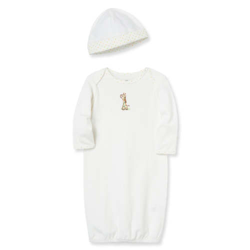 Giraffe Sleeper Gown and Hat