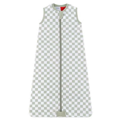 4baby Sleeping Bag 1.0 Tog Green Check Size 3-12 Months