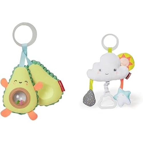 Skip Hop Avocado & Cloud Stroller Toy, Infant, No Assembly, No Batteries, None Included