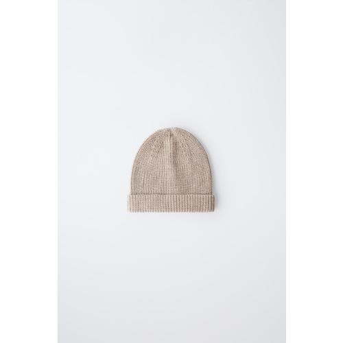 PEARL KNIT HAT - Steel | ZARA United States