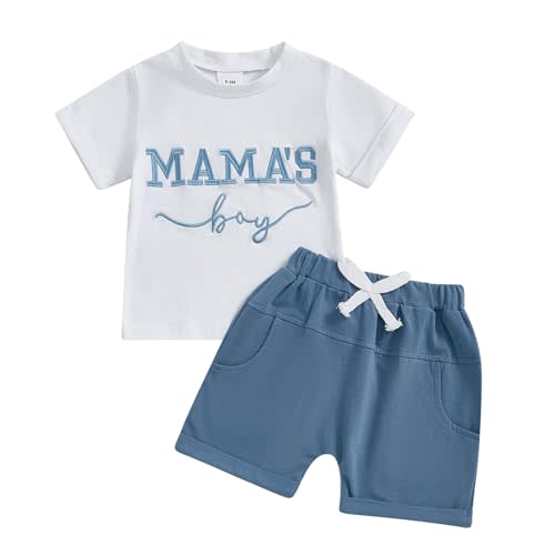 TheFound Toddler Baby Boy Clothes Cute Short Sleeve Pullover T-shirts Top Camouflage Shorts 2 Pcs Newborn Baby Summer Outfit