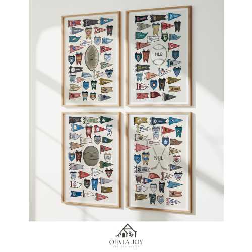 Sports Poster Bundle (Physical Prints)