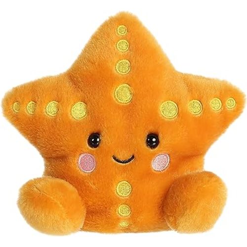 Aurora® Adorable Palm Pals™ Treasure Starfish™ Stuffed Animal - Pocket-Sized Play - Collectable Fun - Orange 5 Inches