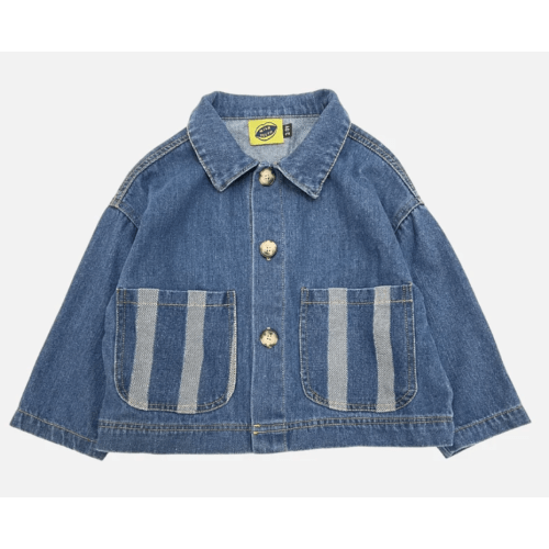 Stripe Pocket Chore Coat (6-12 mo)