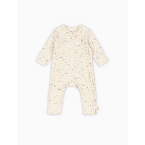 Basic Newborn Onesie Romper in Cielo Marino