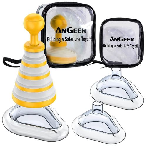Choking Rescue Device, Anti Choking Device for Baby and Adults, EasyFoldVac Portable Airway Suction Device for Children, First Aid Kit for Kids and Adults - Home Kit