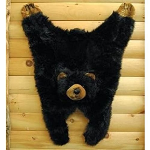 Soft And Cuddly Cute Black Bear Floor Throw Area Rug (Great Kids Rug) 42"