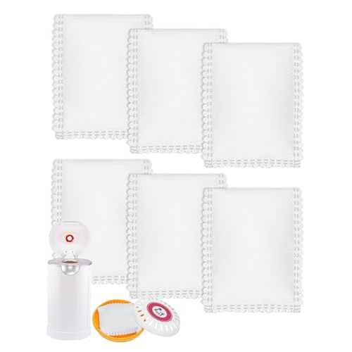 Diaper Pail Deodorizer Odor Absorber Compatible with Munchkin Arm & Hammer Puck Baking Soda Cartridge, Lavender Scented Diaper Pail Odor Eliminator, 6 Pack