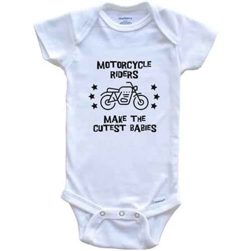 Motorcycle Riders Make The Cutest Babies Funny Motorcycle Baby Bodysuit