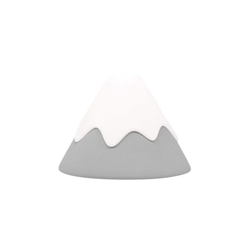 Baby Night Light Snow Mountain Tap Squeeze Touch Control with Timer, Dimmable, Soft Eye Caring, Rechargeable, Portable, Nursery Night Lamp for Breastfeeding, BPA Free Silicone, kids safe, Gift (Grey)