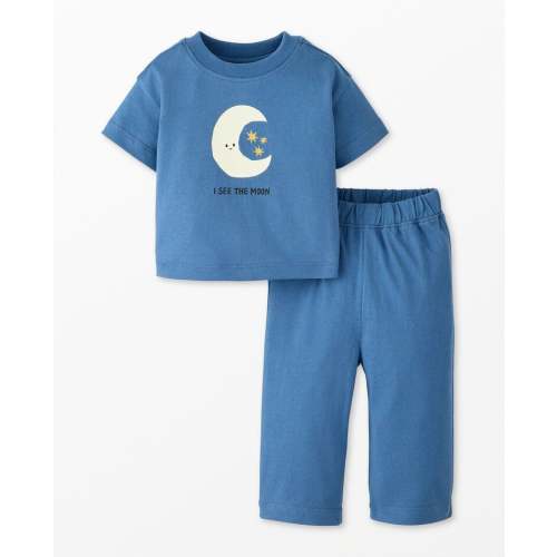 Baby Graphic T-Shirt & Wide Leg Pants Set | Hanna Andersson