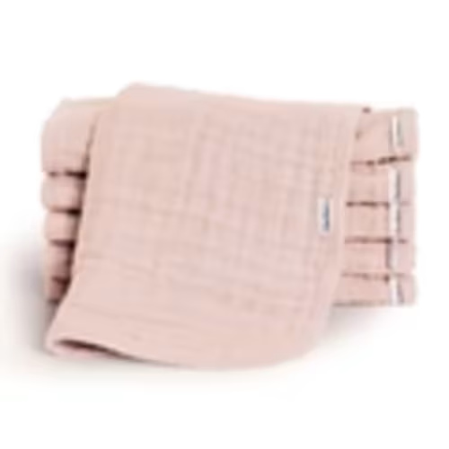 6-Pack Baby Girls Pink Muslin Burp Cloths – Gerber Childrenswear