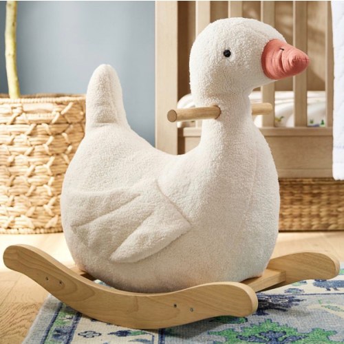 Duckling Plush Nursery Rocker