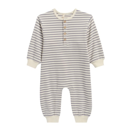 Kids' Stripe Stretch Organic Cotton Romper