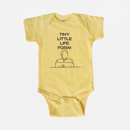 Star Trek Inspired Baby Onesie / Trekkie Body Suit / Star Trek TNG Fan / Geek Baby Shirt / Geek Baby Shower Gift