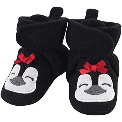 Hudson Baby Unisex-Child Cozy Fleece Booties Winter Accessory Set