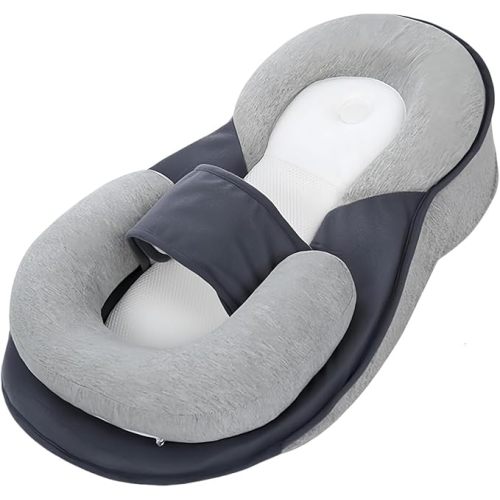 Adjustable Wedge relux Pillow, Wedge Sleeping Bed Pillow, Portable Cradlepod Style Dream Nest Mat, Bliss Contour Lounger Pillow, Breathable Dream Cradle Cocoon Pillow