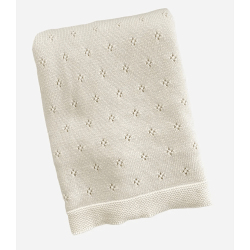 Organic Cotton Heirloom Pique Blanket