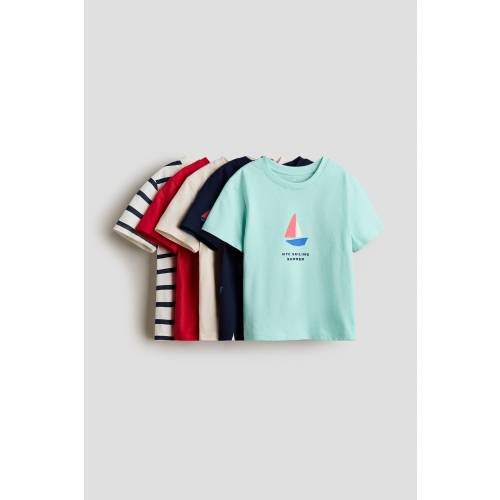 5-PACK JERSEY T-SHIRTS