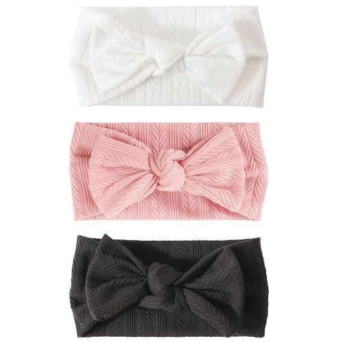 BQUBO Baby Nylon Headbands Hairbands Hair Bow for Girls Newborn Infant Toddlers Hair Accessories