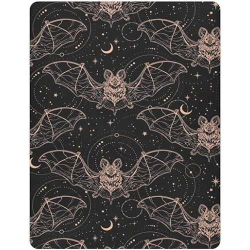 Halloween Bats Crib Sheets for Boys Girls Pack N Play Sheet Soft Breathable Mini Crib Sheets 39" x 27"