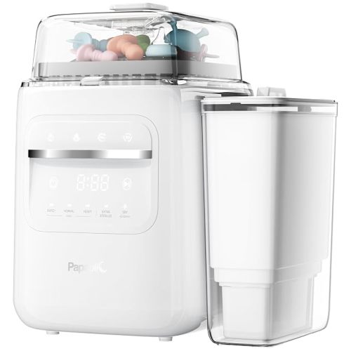 Papablic SafeguardPlus Baby Bottle Washer with Water Purification System