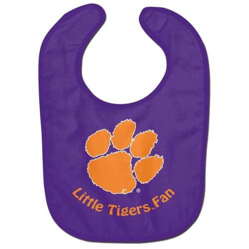 WinCraft Clemson Tigers Little Fan All-Pro Baby Bib
