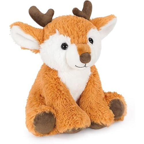Deer Stuffed Animal 8 inch Realistic Fawn Plush Toys Ultra Soft Plushies Gifts for Kids