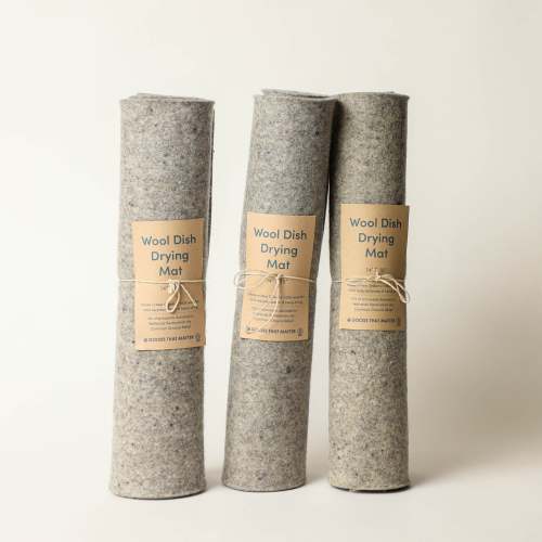 Wool Dish Drying Mat - Gives to Common Ground Relief, Coastal Climate Credits