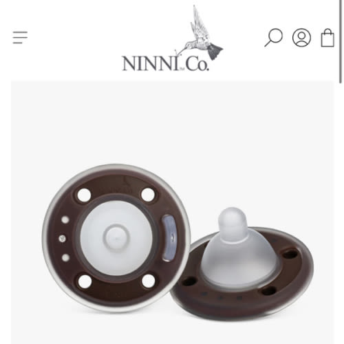 Ninni Pacifier Cocoa 2 Pack