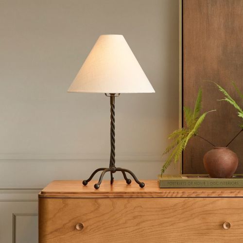 Pierce & Ward Twisted Metal Table Lamp (20")