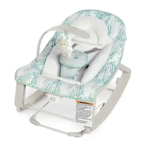 Ingenuity Keep Cozy 3-In-1 Grow With Me Bounce & Rock Seat - Spruce | Baby Bunting AU