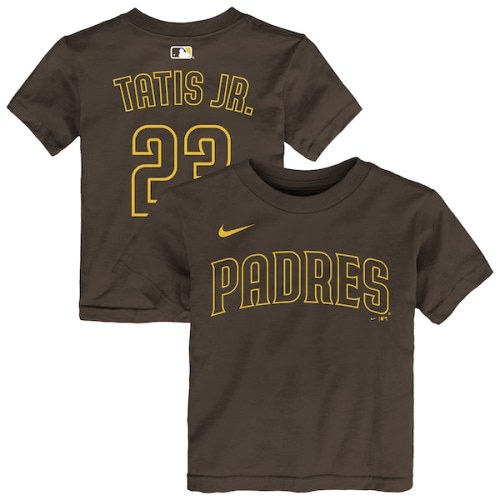 Infant San Diego Padres Fernando Tatis Jr. Nike Brown Name & Number T-Shirt