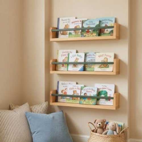 Bookshelves - 3 Shelves - Forest Green - 31.5"