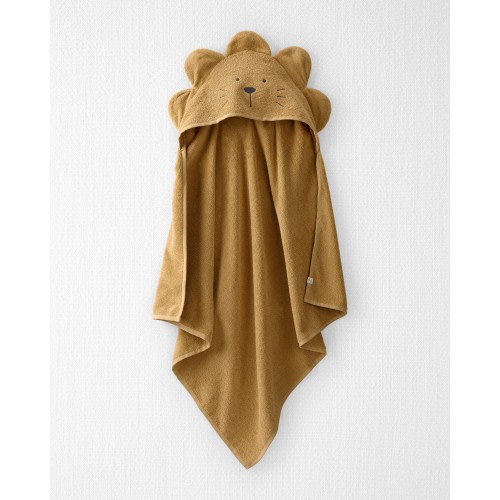 Baby Organic Cotton Towel - Style,Brown