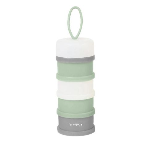 SARO Formula Dispenser: Portable Baby Milk Powder Container & Cereal Storage with Pacifier Holder